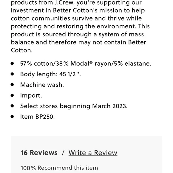 J.Crew Ruched midi dress in vintage rib - Picture 6 of 7